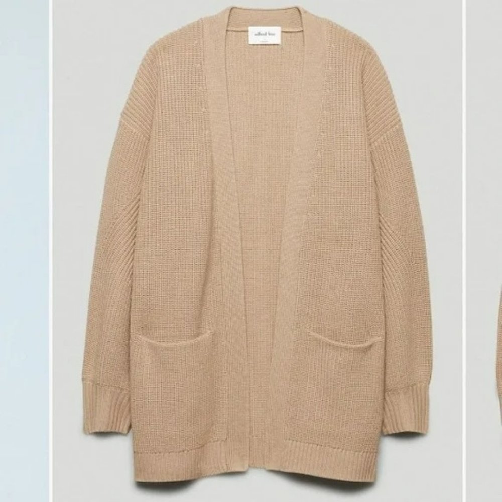 Aritzia Wilfred Unwind Cardigan - Camel